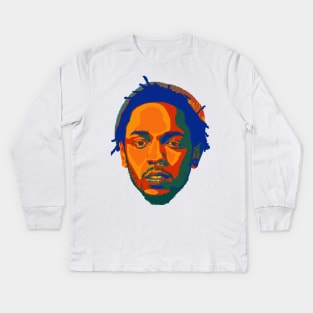 Kendrick Lamar Art Kids Long Sleeve T-Shirt